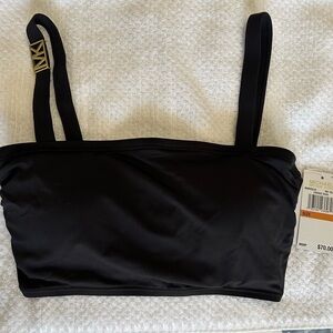 Michael Kors Black Bathing Suit Top